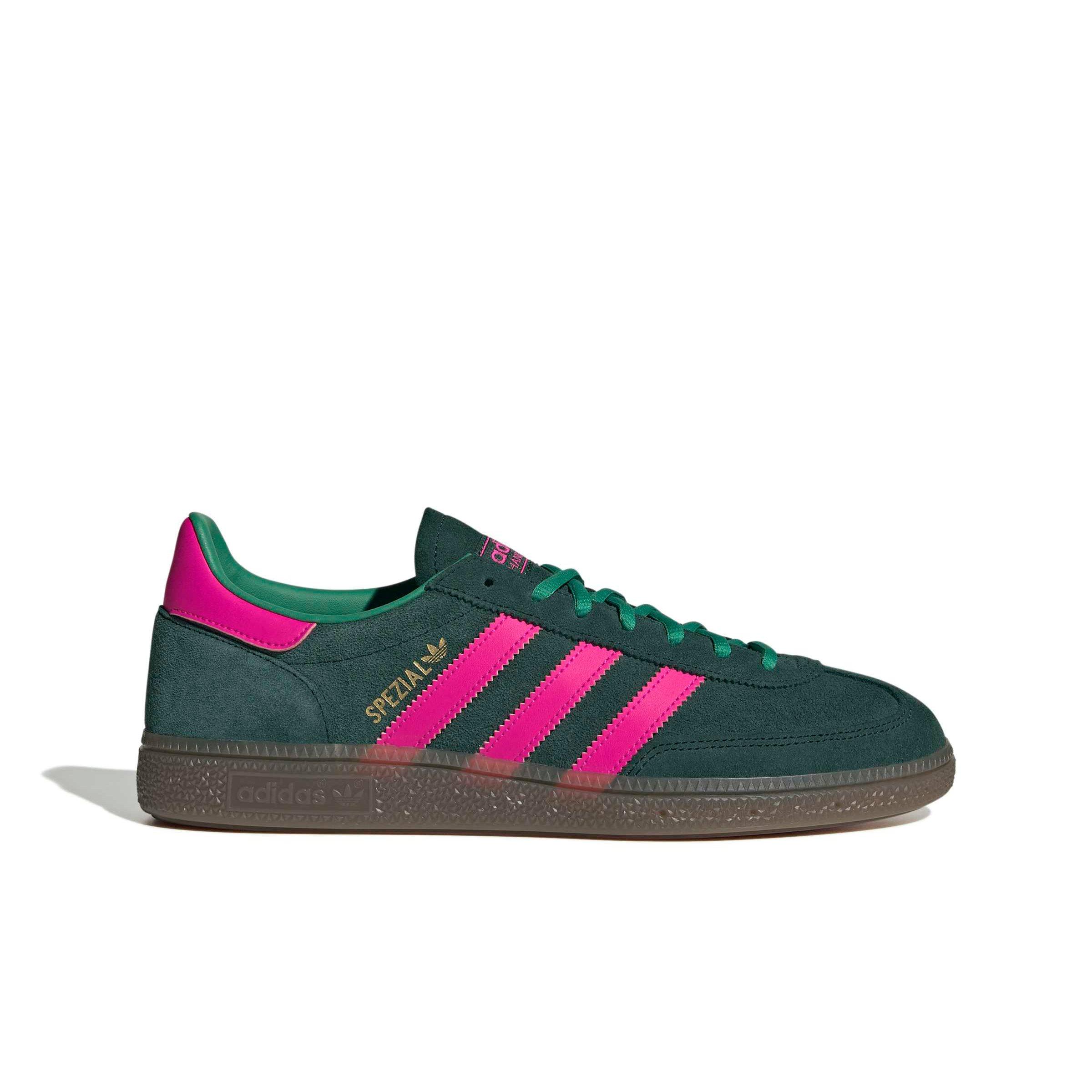 adidas Originals Handball Spezial "Aurora Ivy/Shock Pink/Gum 5" Men's Shoe - IVY/PINK/GUM